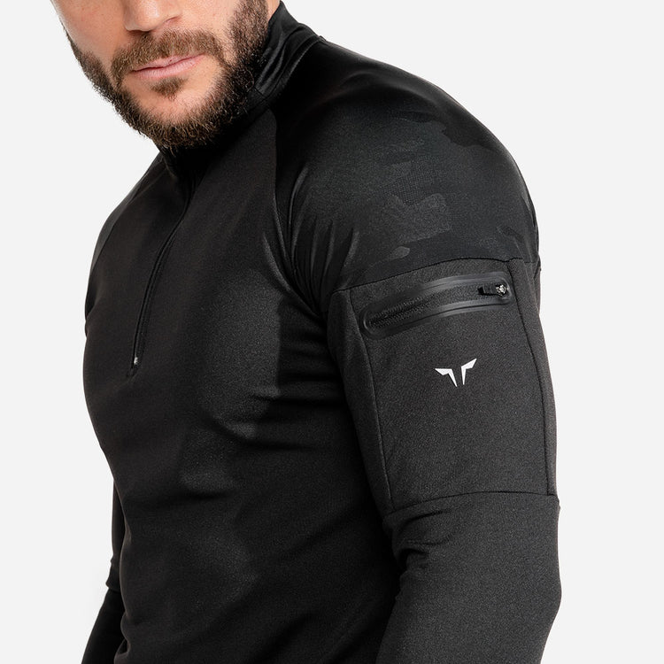 EVOLVE RUNNING TOP - BLACK